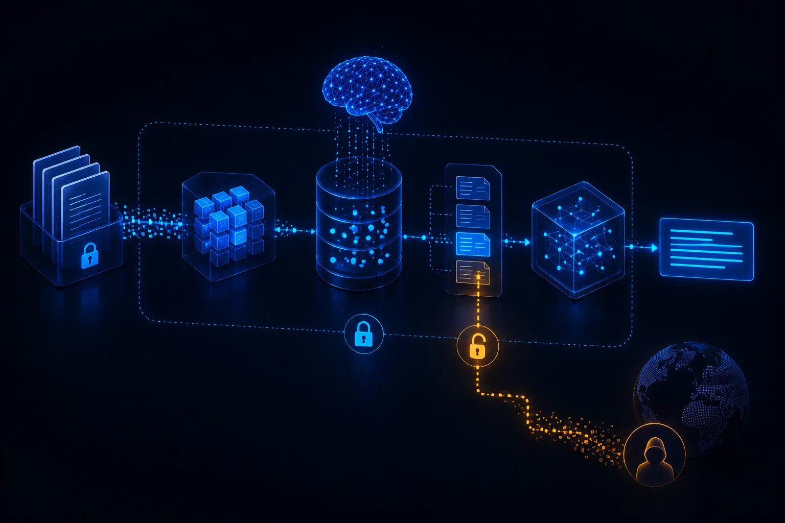 Vector Database Security: Access Control, Tenant Isolation, Poisoning, and Forensic Logging